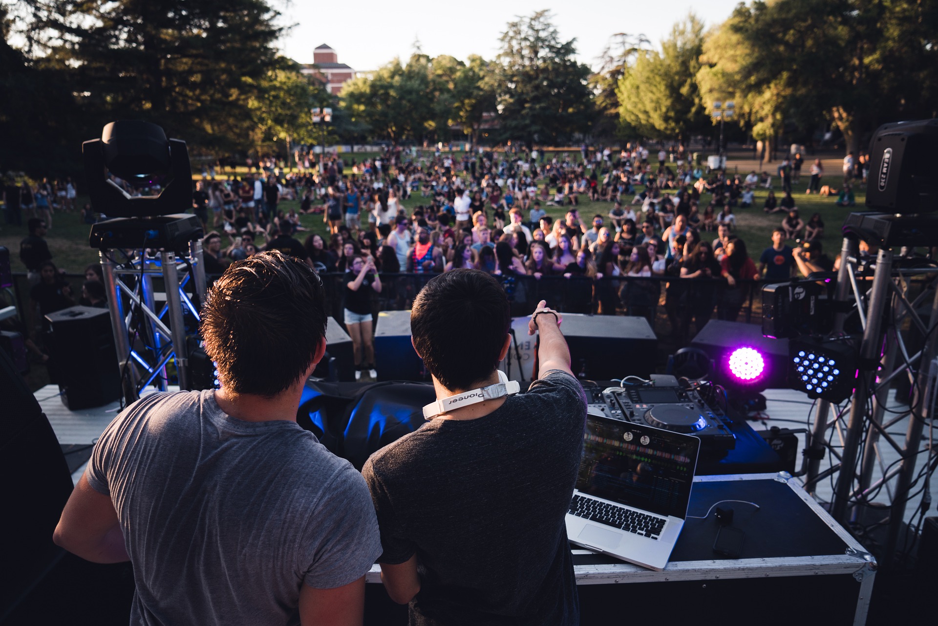 DJ's at event